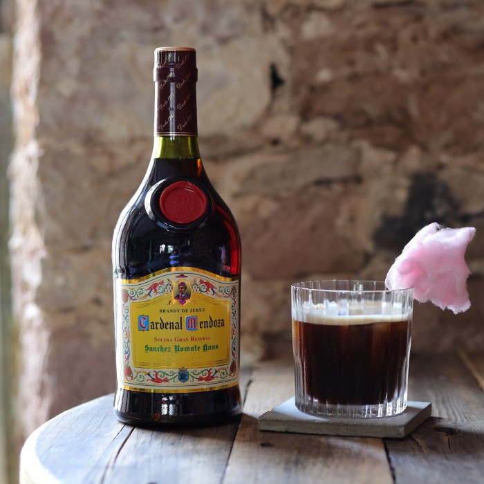Pop up Coffee cocktail cardenal mendoza brandy